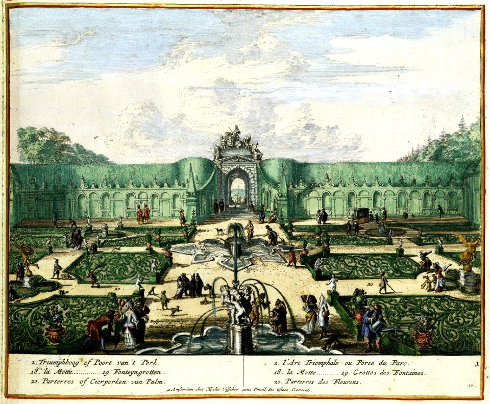 Atlas Van der Hagen-KW1049B11 075 9-Uitzicht vanaf de fonteingrotten op de triomfboog