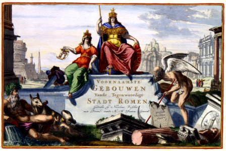Atlas Van der Hagen-KW1049B12 077 1-VOORNAAMSTE GEBOUWEN Vande Tegenwoordige STADT ROMEN