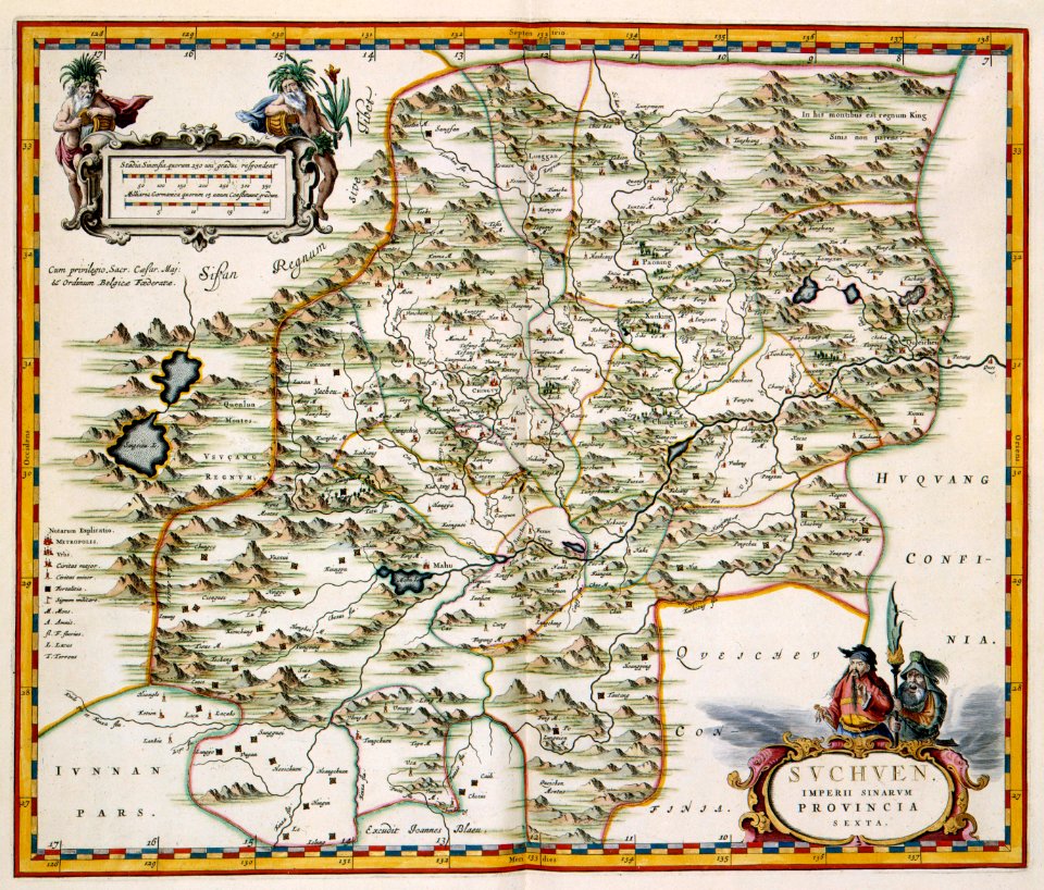 Atlas Van der Hagen-KW1049B13 041-SVCHVEN IMPERII SINARVM PROVINCIA SEXTA