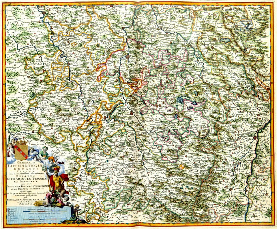 Atlas Van der Hagen-KW1049B12 047-GENERALIS LOTHARINGIA DUCATUS TABULA, qua accuratissimé ostenduntur DUCATUS LOTHARINGIAE PROPRIAE ET BARRENSIS