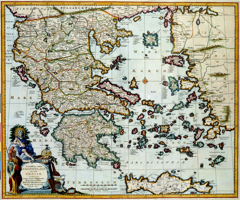 Atlas Van der Hagen-KW1049B12 088-Exactissima totius ARCHIPELACHI nec non GRAECIAE TABULA in qua omnes subjacentes Regiones et Insulae distincte ostenduntur