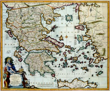 Atlas Van der Hagen-KW1049B12 088-Exactissima totius ARCHIPELACHI nec non GRAECIAE TABULA in qua omnes subjacentes Regiones et Insulae distincte ostenduntur