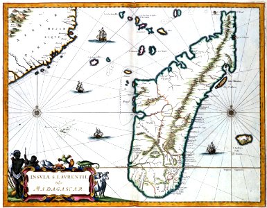 Atlas Van der Hagen-KW1049B13 070-INSULA LAVRENTII, Vulgo MADAGASCAR
