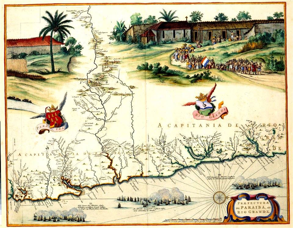 Atlas Van der Hagen-KW1049B13 097-PRAEFECTURAE DE PARAIBA, ET RIO GRANDE
