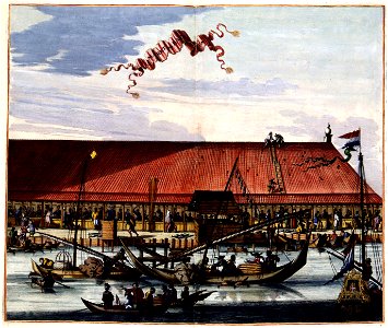 Atlas Van der Hagen-KW1049B13 028-VIS MARKT op BATAVIA