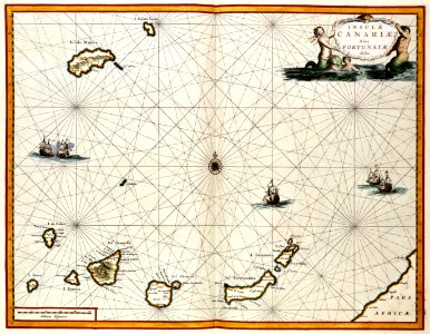 Atlas Van der Hagen-KW1049B13 068-INSULAE CANARIAE Alias FORTUNATAE dictae