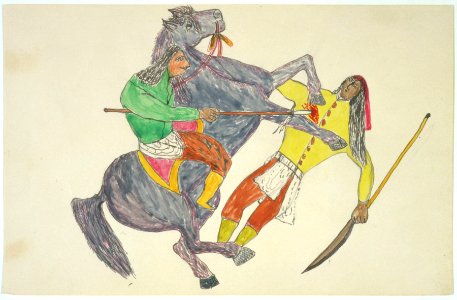 Attack on horseback (Gokliz sketch)