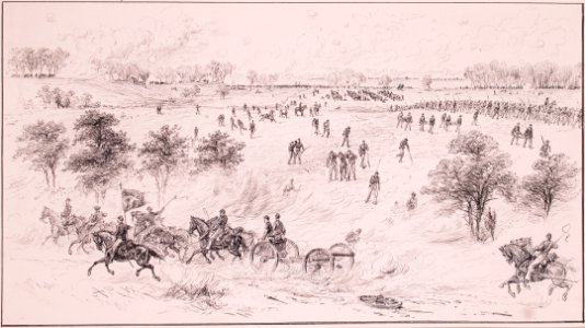 Attack of Smith's Corps at Cold Harbor, Virginia, by Alfred Rudolph Waud