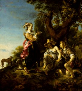 Attrib. Jan van Noordt - Granida and Daifalo - Google Art Project