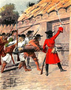 Attaque du fort Monsipi par d Iberville