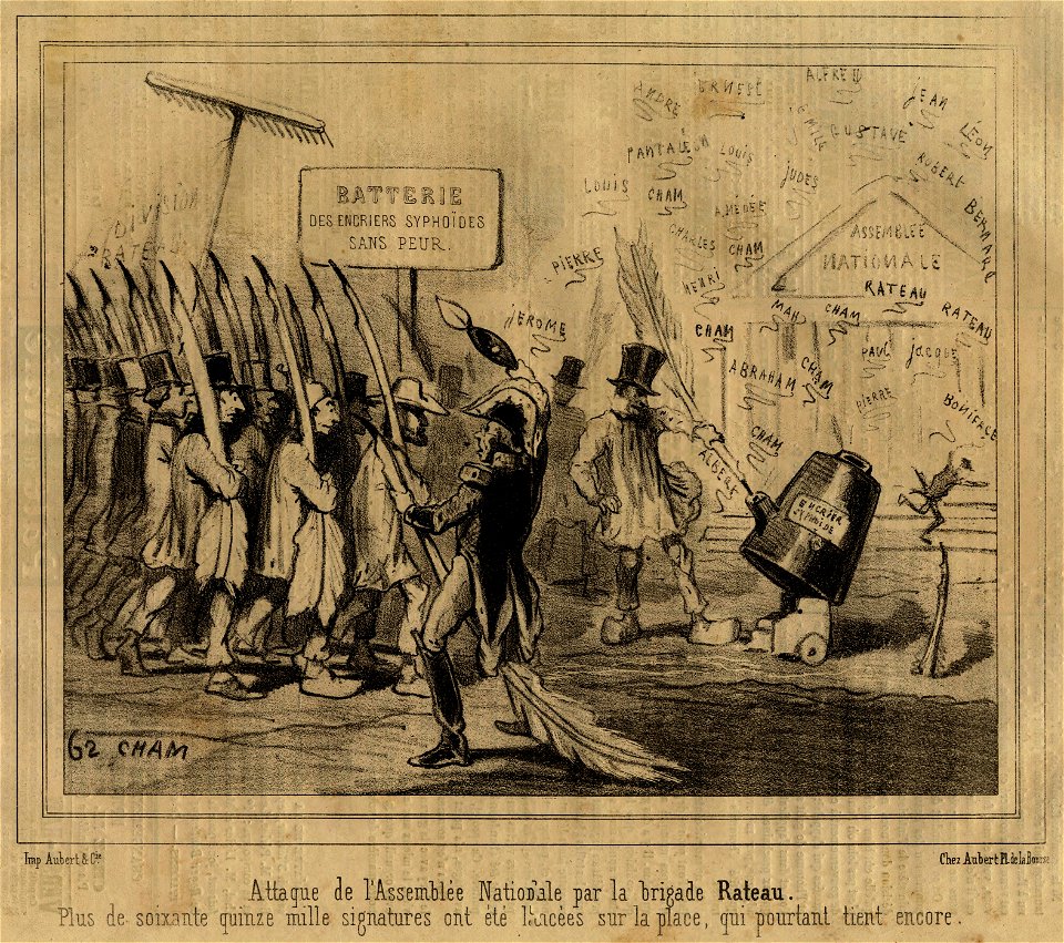 Attaque de l'Assemblée Nationale par la brigade Rateau