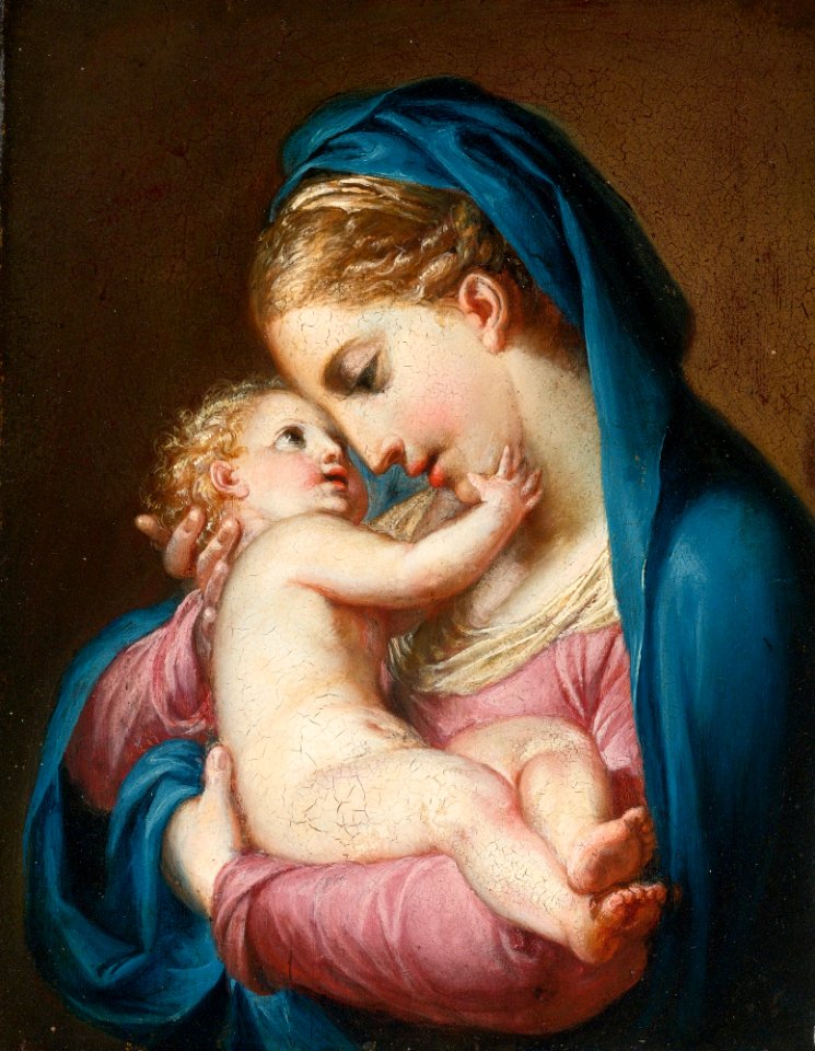 Attributed to Antonio Cavallucci The Madonna Embracing the Christ Child