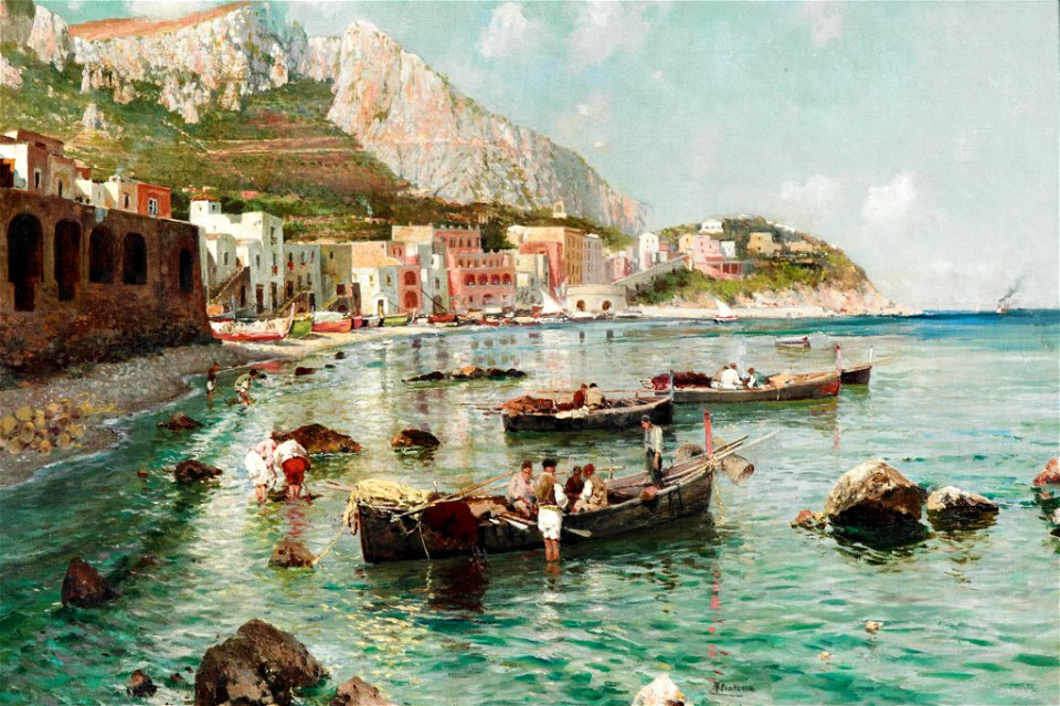 Attilio Pratella Capri Marina Grande