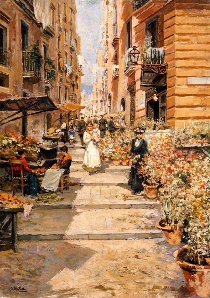 Attilio Pratella - I gradoni di Chiaia