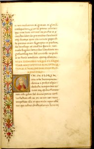 Attavante Attavanti - Leaf from Vita Zenobii Juliani da Girolamis - Walters W4063R - Open Obverse