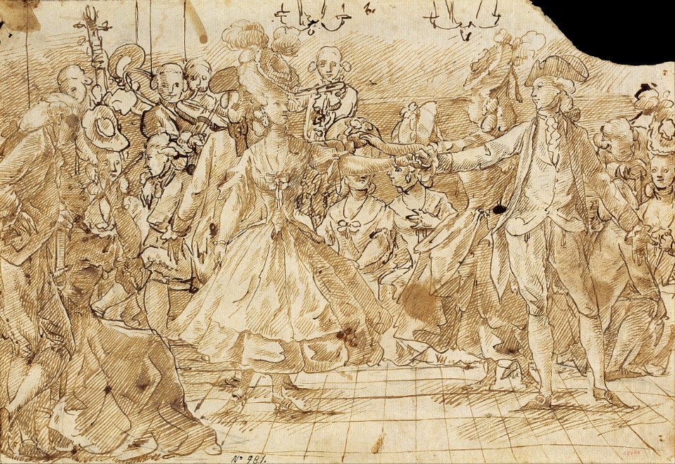 Attributed to Antoni Casanovas Torrents - Minuet - Google Art Project