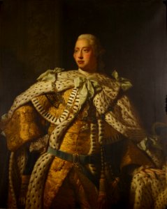 Attributed to Allan Ramsay (1713-84) - George III - RCIN 402412 - Royal Collection. Free illustration for personal and commercial use.