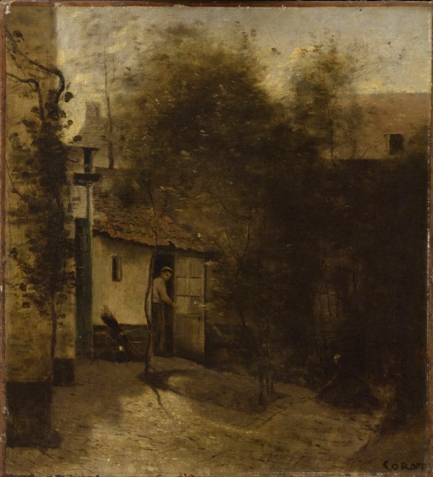 Attributed to Corot - Douai, the House of Alfred Robaut, 1871