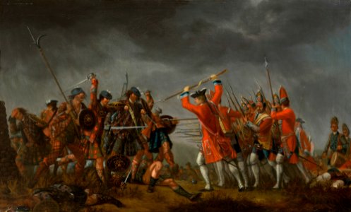 Attributed to David Morier (1705^-70) - An Incident in the Rebellion of 1745 - RCIN 401243 - Royal Collection