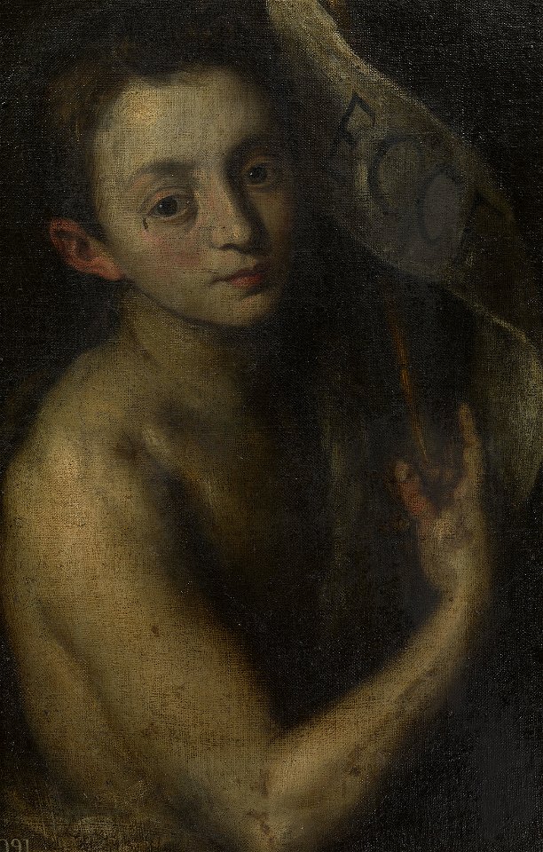 Attributed to Andrea Boscoli (1550-1606) - Saint John the Baptist - RCIN 402772 - Royal Collection