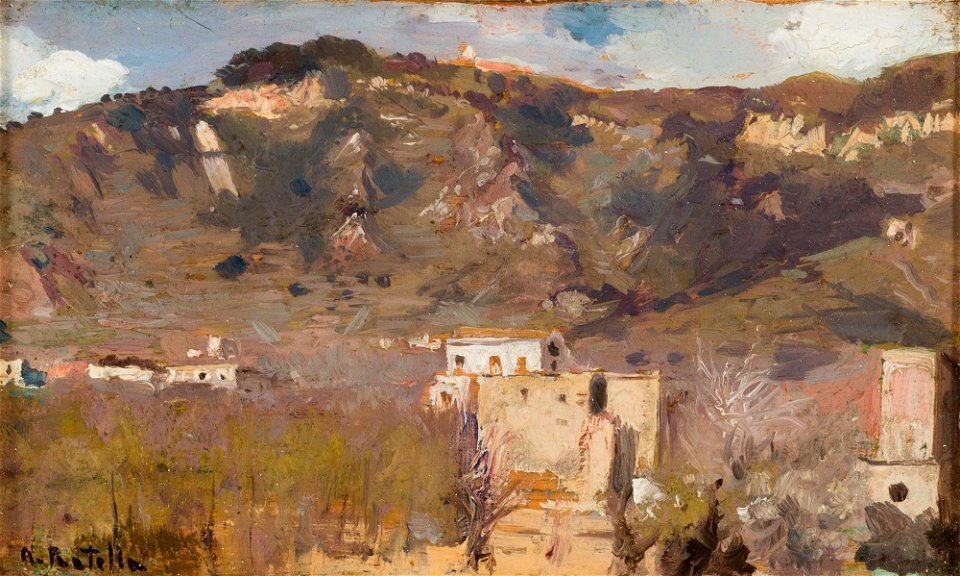 Attilio Pratella - I Camaldoli dal Vomero