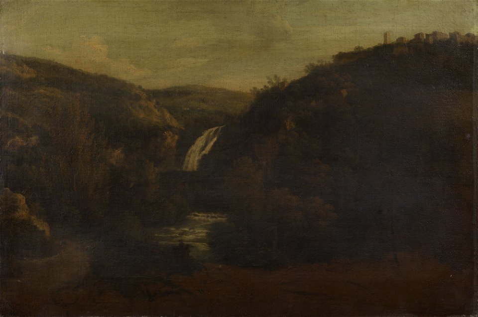 Attributed to Anonymous, 18th century - Landscape with a Waterfall - RCIN 404288 - Royal Collection