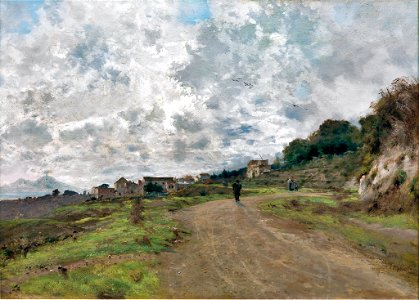 Attilio Pratella - Vecchio Vomero -1892 - collezione privata