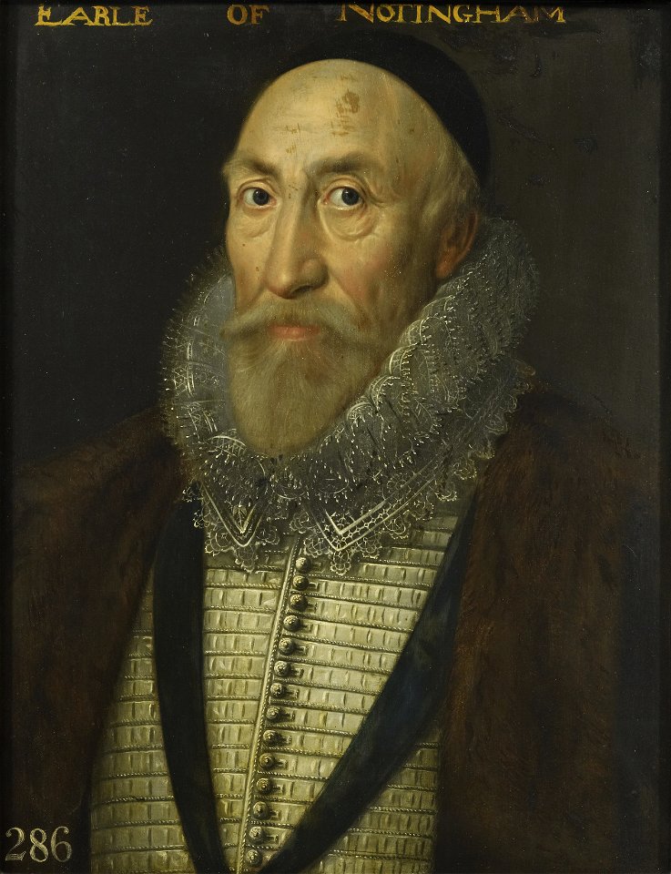 Attributed to British School, 16th century - Charles Howard, Second Baron Howard of Effingham and First Earl of Nottingham (1536-1624) - RCIN 406188 - Royal Collection