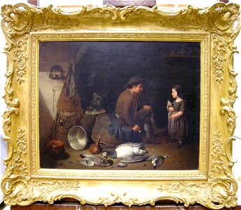 Attributed to Charles Van Meer (1810-68) - Scenes from Life, Interior of a Kitchen - RCIN 407535 - Royal Collection