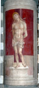 Attribuito a Perugino sec. XVI, San Sebastiano, Fiesole