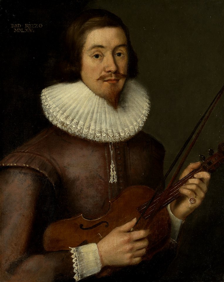 Attributed to British School, 17th century - Portrait of a Man known as David Rizzio - RCIN 401172 - Royal Collection