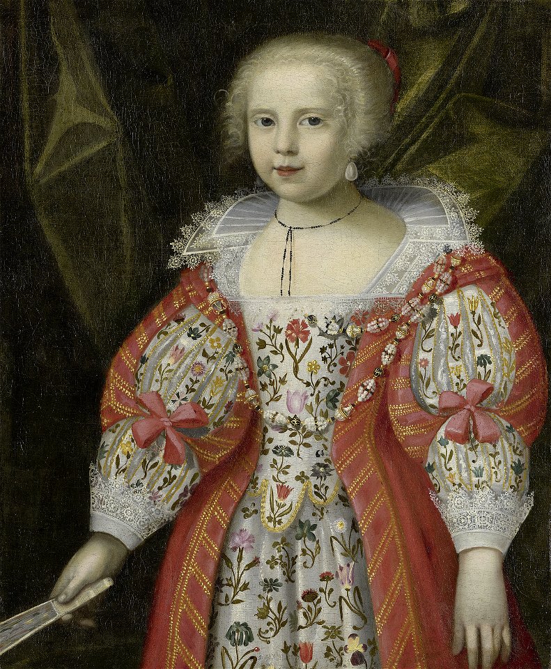 Attributed to British School, 17th century - Portrait of a Young Girl - RCIN 401363 - Royal Collection