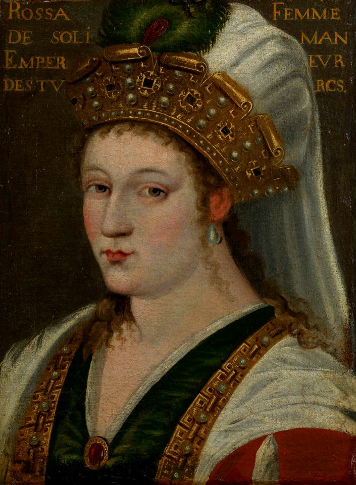 Attributed to French School, 17th century - Rosa, Consort of Suleiman, Emperor of the Turks^ - RCIN 406152 - Royal Collection
