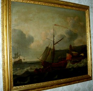 Attributed to British School, 18th century - Vessels in a Bay - RCIN 401364 - Royal Collection