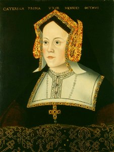 Attributed to British School, 16th century - Catherine of Aragon (1485-1536) - RCIN 404746 - Royal Collection
