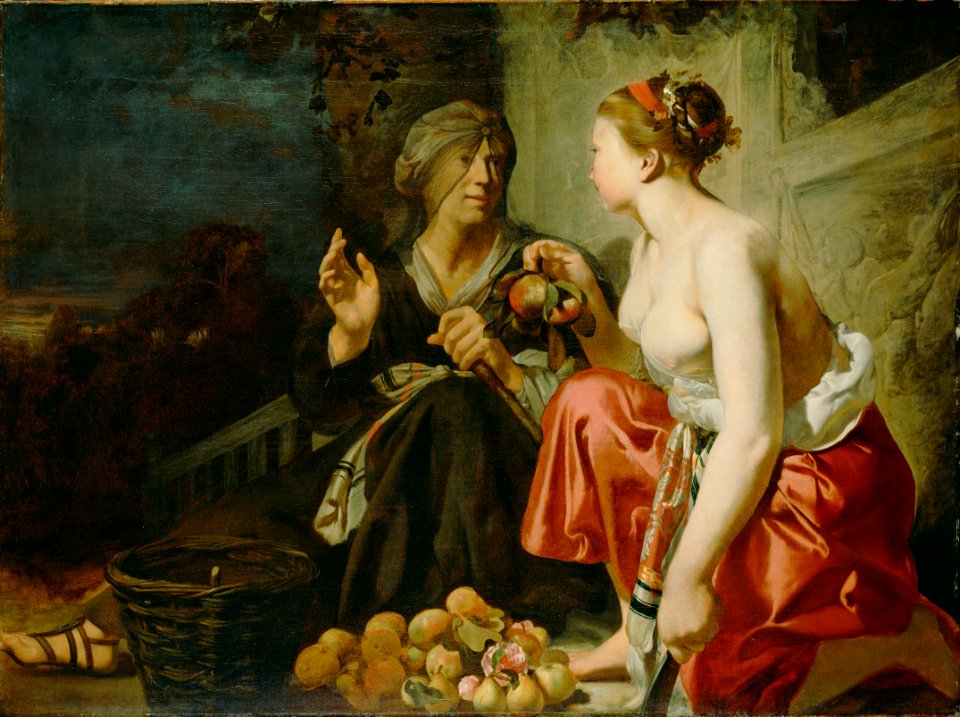 Attributed to Cesar van Everdingen - Vertumnus and Pomona - 75.PA.64 - J. Paul Getty Museum