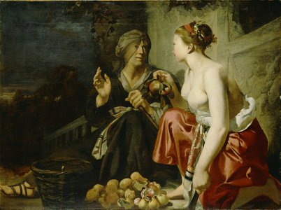 Attributed to Cesar van Everdingen - Vertumnus and Pomona - 75.PA.64 - J. Paul Getty Museum