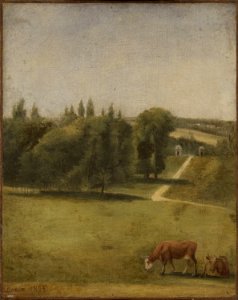 Attributed to Corot - Landscape, 1825
