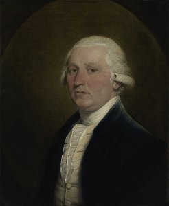 Attributed to Gilbert Stuart Portrait of a Gentleman. Free illustration for personal and commercial use.