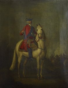 Attributed to David Morier (1705^-70) - George II (1683-1760) - RCIN 401538 - Royal Collection