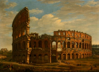 Attributed to Giovanni Maldura View of the Colisseum, Rome