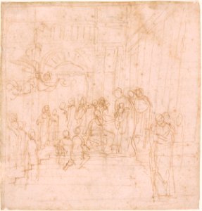 Attributed to Domenico Ghirlandaio - Christ Presented in the Temple, 2001.16