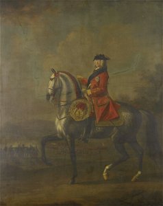 Attributed to David Morier (1705^-70) - George II (1683-1760) - RCIN 406603 - Royal Collection