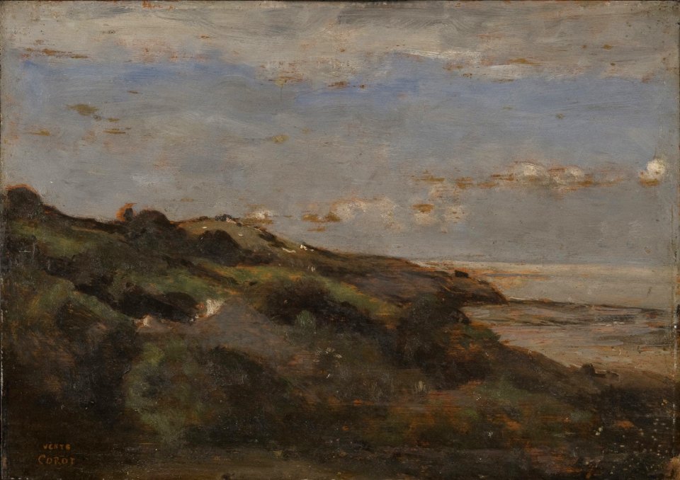 Attributed to Corot - Hilly Coast