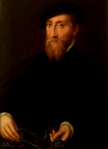 Attributed to Flemish School, 16th century - Man holding a Bit - RCIN 402952 - Royal Collection