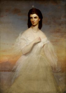Attributed to Francis Xavier Winterhalter - Portrait of Queen Maria Sophia of Naples - 63.17.2 - Minneapolis Institute of Arts. Free illustration for personal and commercial use.