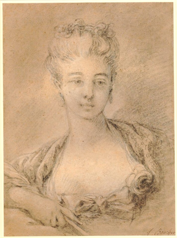 Attributed to François Boucher - A young lady, 1877,1013.939