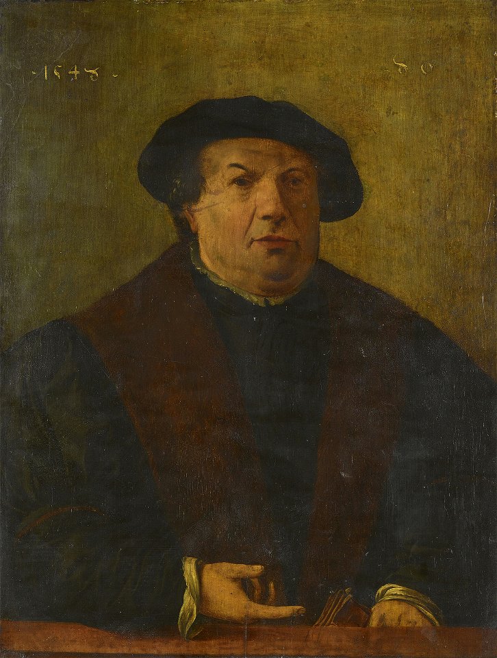 Attributed to German School, 16th century - Portrait of a Man in Black - RCIN 403386 - Royal Collection