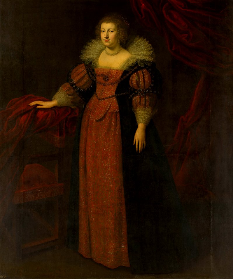 Attributed to French School, 17th century - Madame Chastillon - RCIN 404752 - Royal Collection