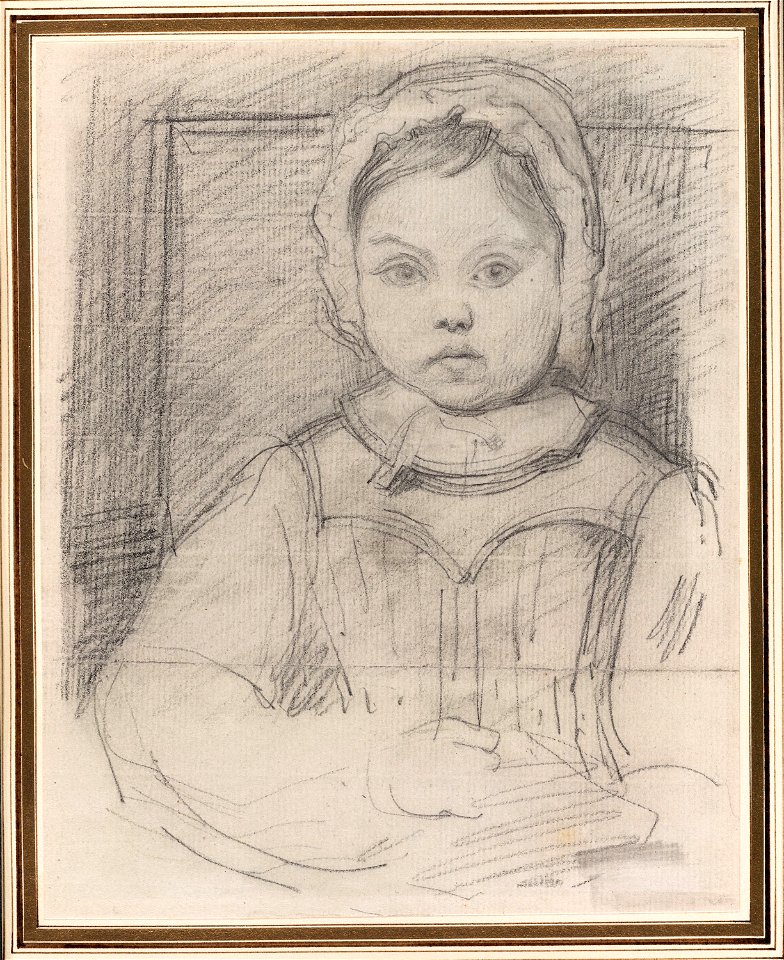 Attributed to Jean-Baptiste-Camille Corot - Portrait of Louis Robert, 3 years old, 1843-44, 2013.915